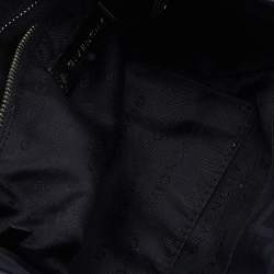 Pre Owned Givenchy Black Monogram Nylon and Leather Tote