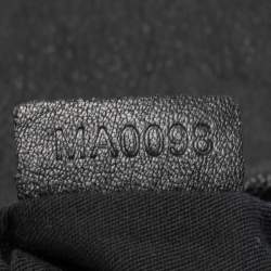 Pre Owned Givenchy Black Leather Flap Fold Over Clutch 