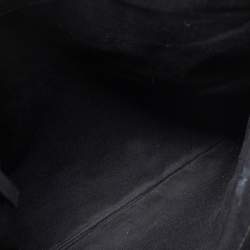 Pre Owned Givenchy Black Leather Flap Fold Over Clutch 