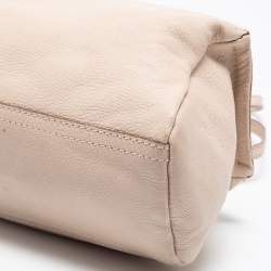 Pre Owned Givenchy Powder Pink Leather Mini Pandora Crossbody Bag