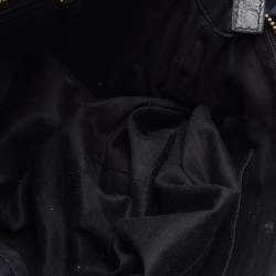 مملوكة مسبقًا حقيبة يد توتس جيفنشي جلد أسود مزين سحاب