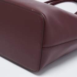 Pre Owned حقيبة يد توتس جيفنشي أنتيغونا ويبستيتش جلد عنابي