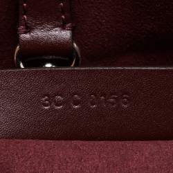 Pre Owned حقيبة يد توتس جيفنشي أنتيغونا ويبستيتش جلد عنابي