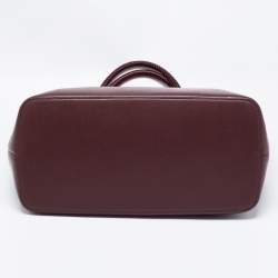 Pre Owned حقيبة يد توتس جيفنشي أنتيغونا ويبستيتش جلد عنابي