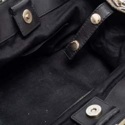 Givenchy Black/Grey Monogram Canvas and Leather Tote