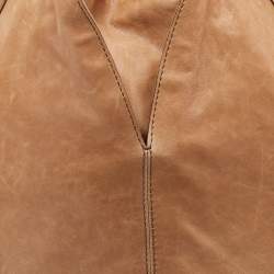 Pre Owned Givenchy Beige Leather Tinhan Hobo