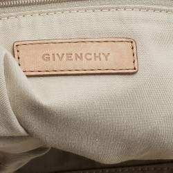 Pre Owned Givenchy Beige Leather Tinhan Hobo