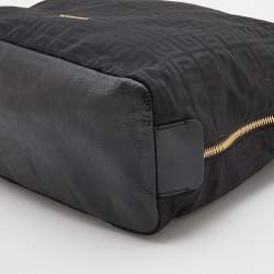 Pre Owned Givenchy Black Monogram Nylon Hobo