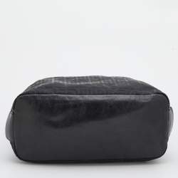 Pre Owned Givenchy Black Monogram Nylon Hobo