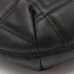 Pre Owned Givenchy Black Monogram Quilted Leather Hobo