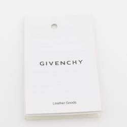Pre Owned Givenchy Brown Crocodile Embossed Leather Book Clutch