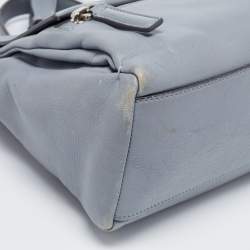 مملوكة مسبقًا Givenchy Grey Leather Medium Pandora Flap Shoulder Bag