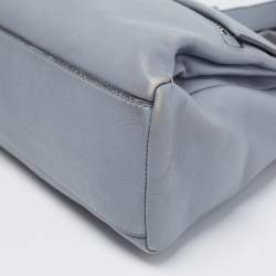 مملوكة مسبقًا Givenchy Grey Leather Medium Pandora Flap Shoulder Bag