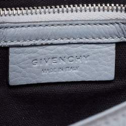 مملوكة مسبقًا Givenchy Grey Leather Medium Pandora Flap Shoulder Bag