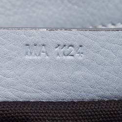 مملوكة مسبقًا Givenchy Grey Leather Medium Pandora Flap Shoulder Bag