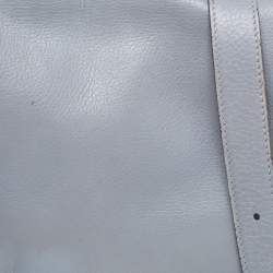 مملوكة مسبقًا Givenchy Grey Leather Medium Pandora Flap Shoulder Bag