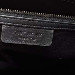 Pre Owned حقيبة ساتشل جيفنشي أنتيغونا جلد وشعر عجل طباعة فهد أسود/ أخضر متوسطة