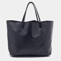 Pre Owned Givenchy Black Coated Canvas and Leather Rottweiler Large Antigona Tote