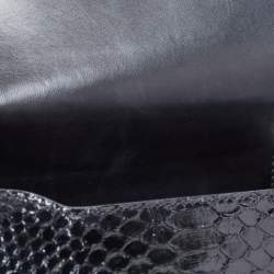 Givenchy Black Python Mini Pandora Box Crossbody Bag