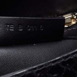 Givenchy Black Python Mini Pandora Box Crossbody Bag