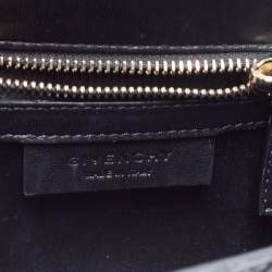 Givenchy Black Python Mini Pandora Box Crossbody Bag