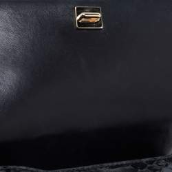 Givenchy Black Python Mini Pandora Box Crossbody Bag