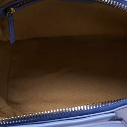 Pre Owned Givenchy Blue Leather Medium Antigona Satchel