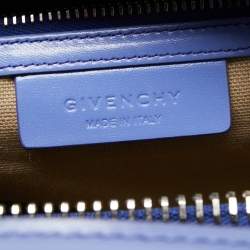 Pre Owned Givenchy Blue Leather Medium Antigona Satchel