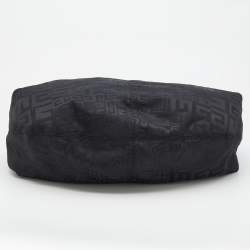 Pre Owned Givenchy Black Signature Canvas And Leather Hobo