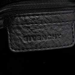 Pre Owned Givenchy Black Signature Canvas And Leather Hobo