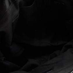 Pre Owned Givenchy Black Canvas and Leather Buckle Detail Tote