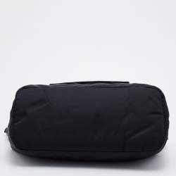 Pre Owned Givenchy Black Nylon and Leather Studded Tote