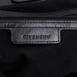 Pre Owned Givenchy Black Nylon and Leather Studded Tote