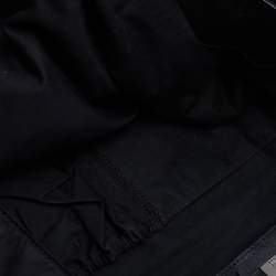 Pre Owned Givenchy Black Nylon and Leather Studded Tote