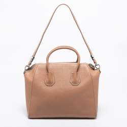 Pre Owned حقيبة ساتشل جيفنشي أنتيغونا جلد وردي صغيرة