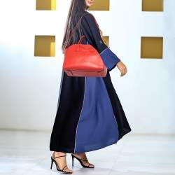 Pre Owned Givenchy Orange Leather Medium Antigona Satchel 