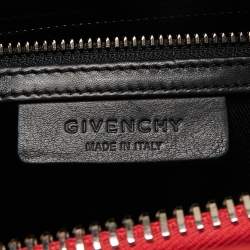 Pre Owned Givenchy Orange Leather Medium Antigona Satchel 