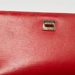 Givenchy Red Leather Mini Pandora Box Crossbody Bag