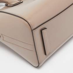 Pre Owned Givenchy Beige Leather Mini Antigona Satchel