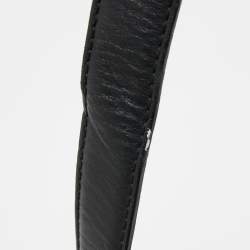 Givenchy Black Nylon and Leather Buckle Flap Hobo