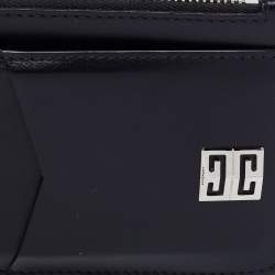 Pre Owned Givenchy Black Leather Zipped Card Holder