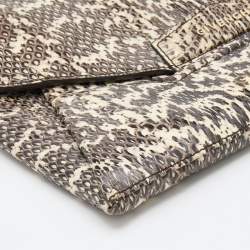 مملوكة مسبقًا Givenchy Cream/Brown Water Snake Antigona Clutch