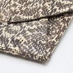 مملوكة مسبقًا Givenchy Cream/Brown Water Snake Antigona Clutch