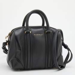 Givenchy Black Leather Mini Lucrezia Satchel