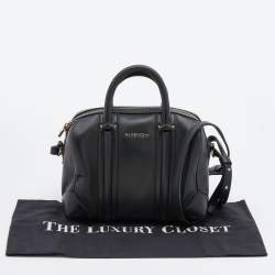 Givenchy Black Leather Mini Lucrezia Satchel