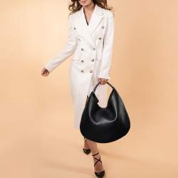 Pre Owned Givenchy Black Leather Infinity Hobo