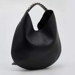 Pre Owned Givenchy Black Leather Infinity Hobo