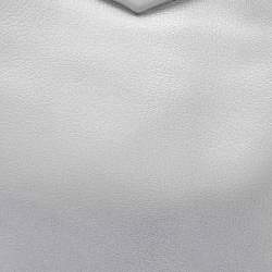 Pre Owned Givenchy Metallic Silver Leather Large Antigona Shopper Tote