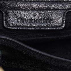 Givenchy Black Crackle Leather Hobo