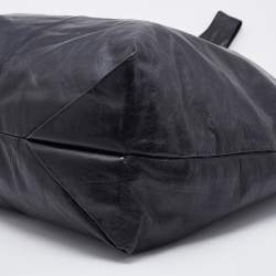 Pre Owned Givenchy Black Leather Hobo